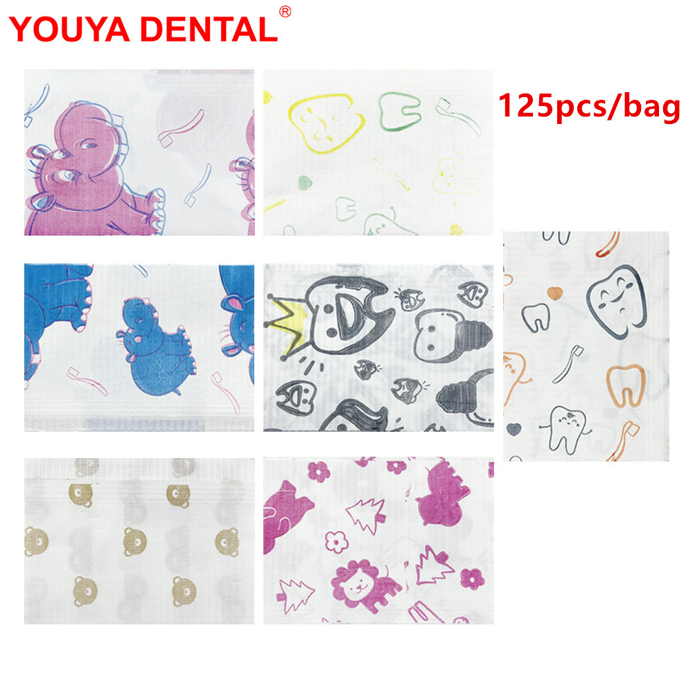 Kids Outdoor Water Table - 125pcs Kids Dental Bibs Disposable Cute