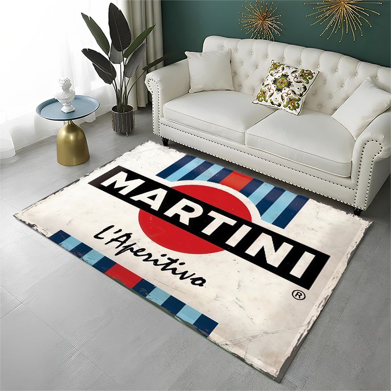 Kids Outdoor Flooring - Racing Car M-Martini Moto Non-Slip Area