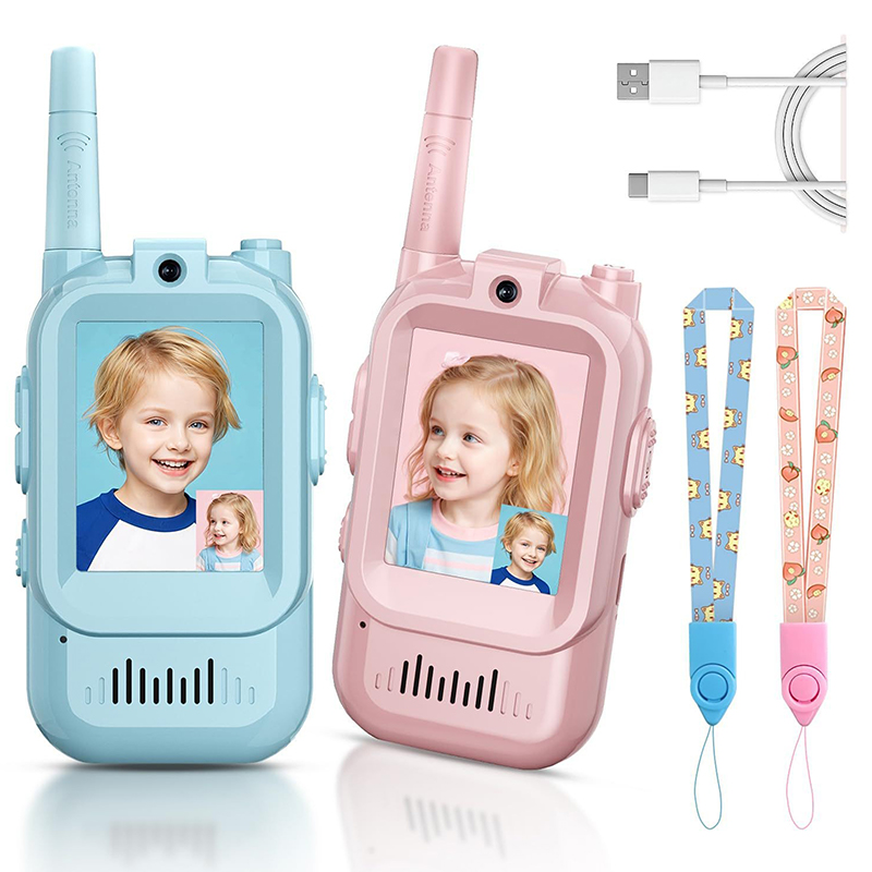Kids Outdoor Voices - 2pcs Video Walkie Talkies For Kids