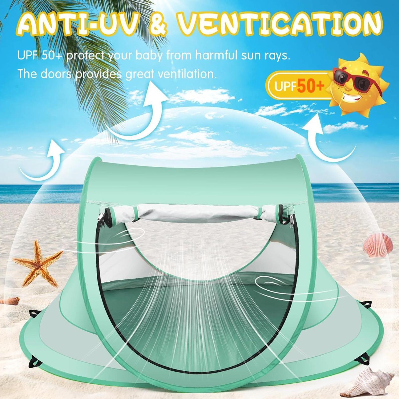 Outdoor Tent Playhouse - Baby Beach Tent Portable Shade Pool