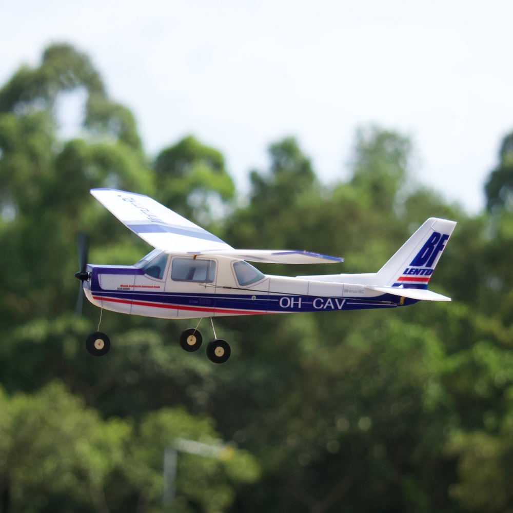 Kids Outdoor Car - MinimumRC Plane Kit Blue Cessna152 360mm