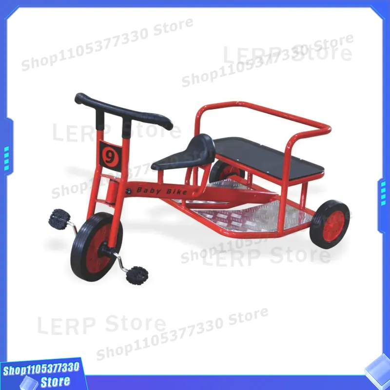 Kids Outdoor Ride On - LONGLY Kids Scooter 2 Seater Steel