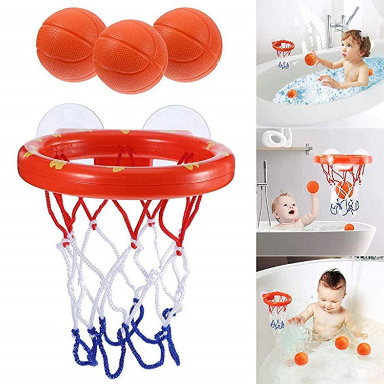 Kids Outdoor Basketball Hoop - Baby Bath Toy Toddler Boy Water