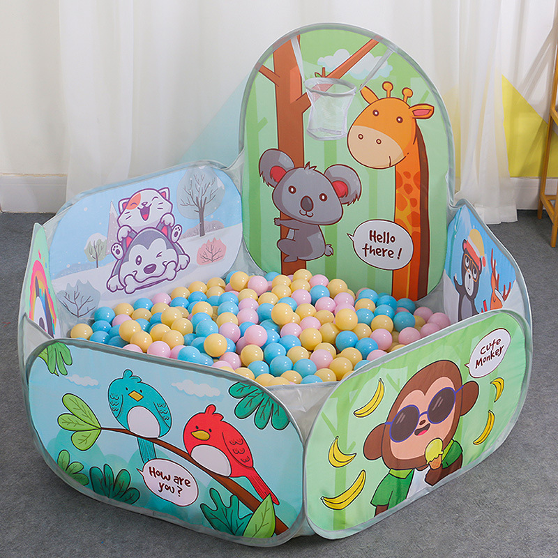 Kids Outdoor Grill - Cartoon Animals Portable Foldable Tent Indoor