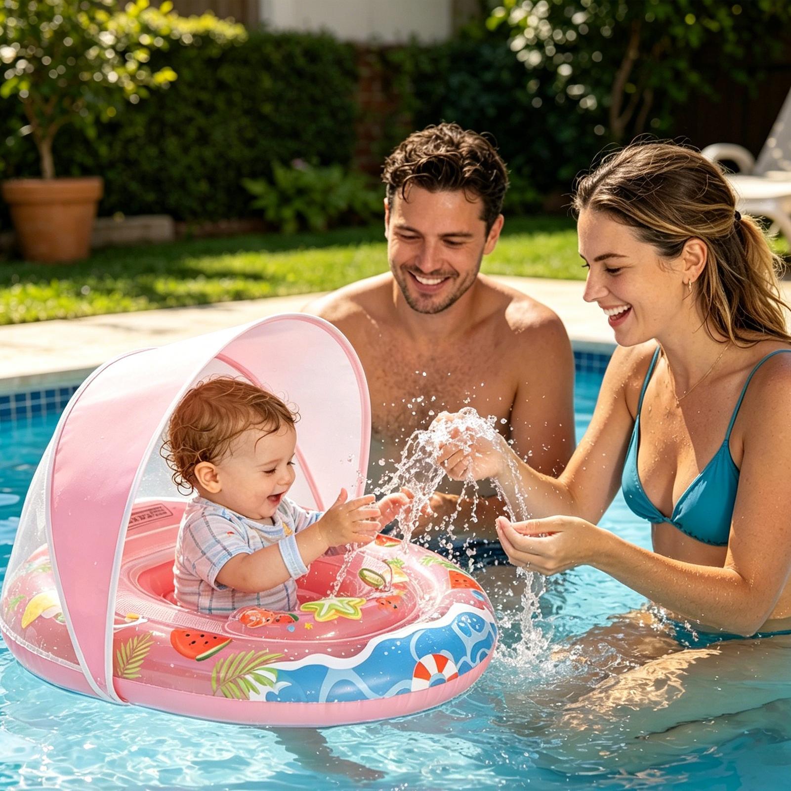 Kids Outdoor Youtube - Inflatable Swim Ring Anti Tip Water
