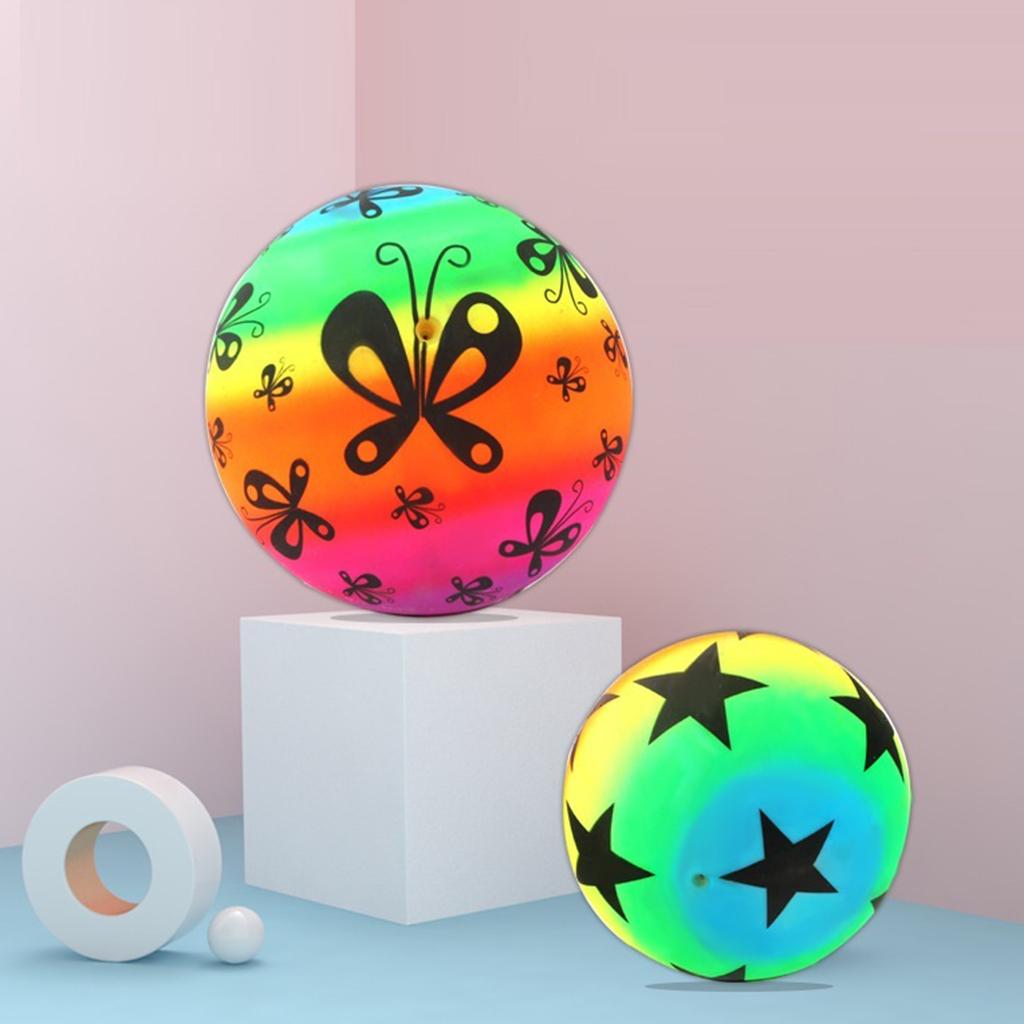 Kids Outdoor Volleyball - 9'' PVC Inflatable Football Volleyball Basketball