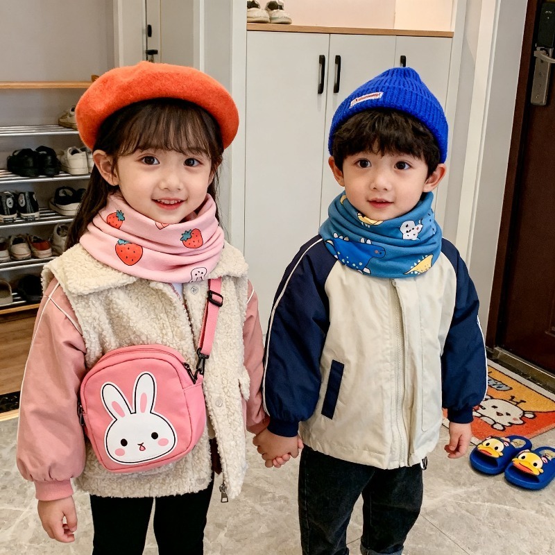 Kids Outdoor Youtube - Baby Winter Neck Warmer Soft Fleece