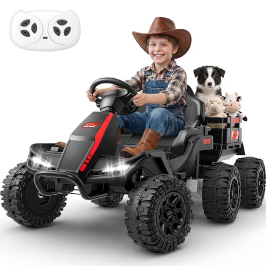 Kids Outdoor Ride On - Outdoor electric ride-on tractor for kids