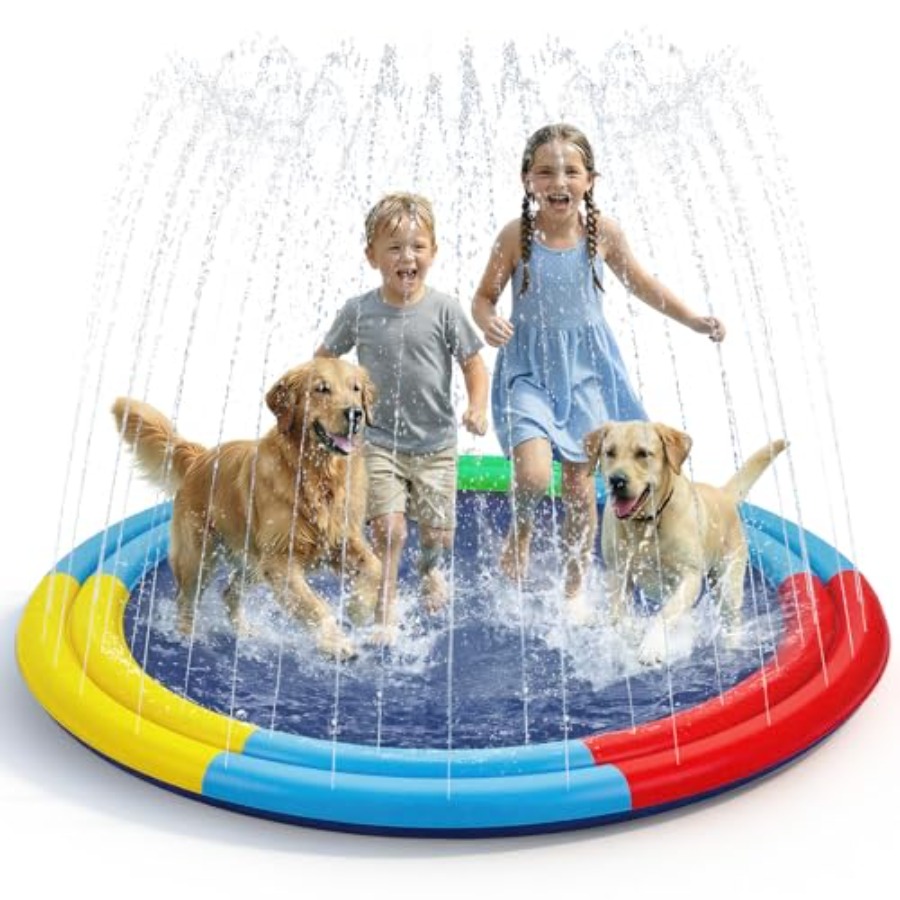 Sprinkler Splash Pad - Splash Pad for and Dogs, 78