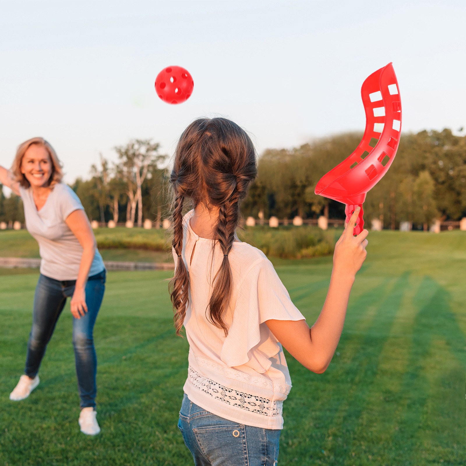 1Set Scoop Ball Catch Game Lau - Kids Outdoor Activities 评论和价格