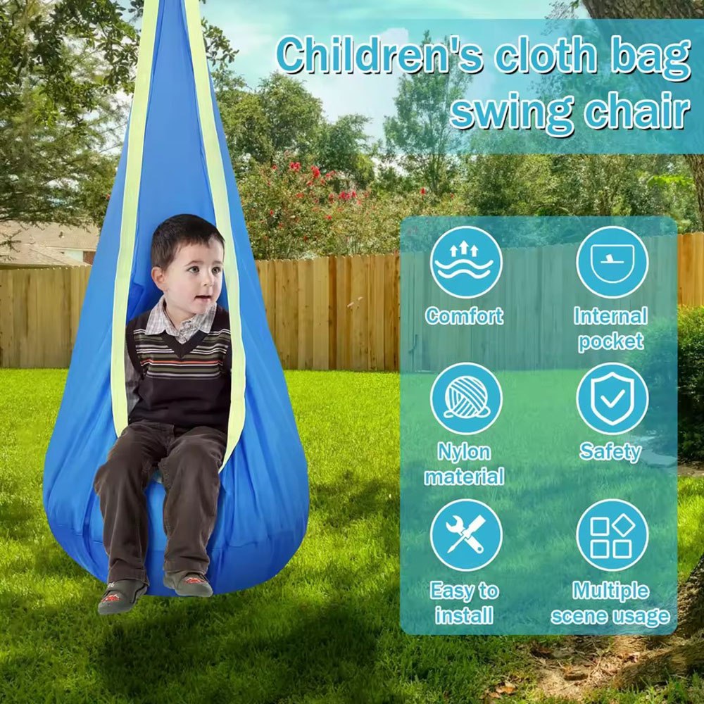 Kids Pod Swing Seat Nylon Hang - Kids Outdoor Chair Plastic 评论和价格
