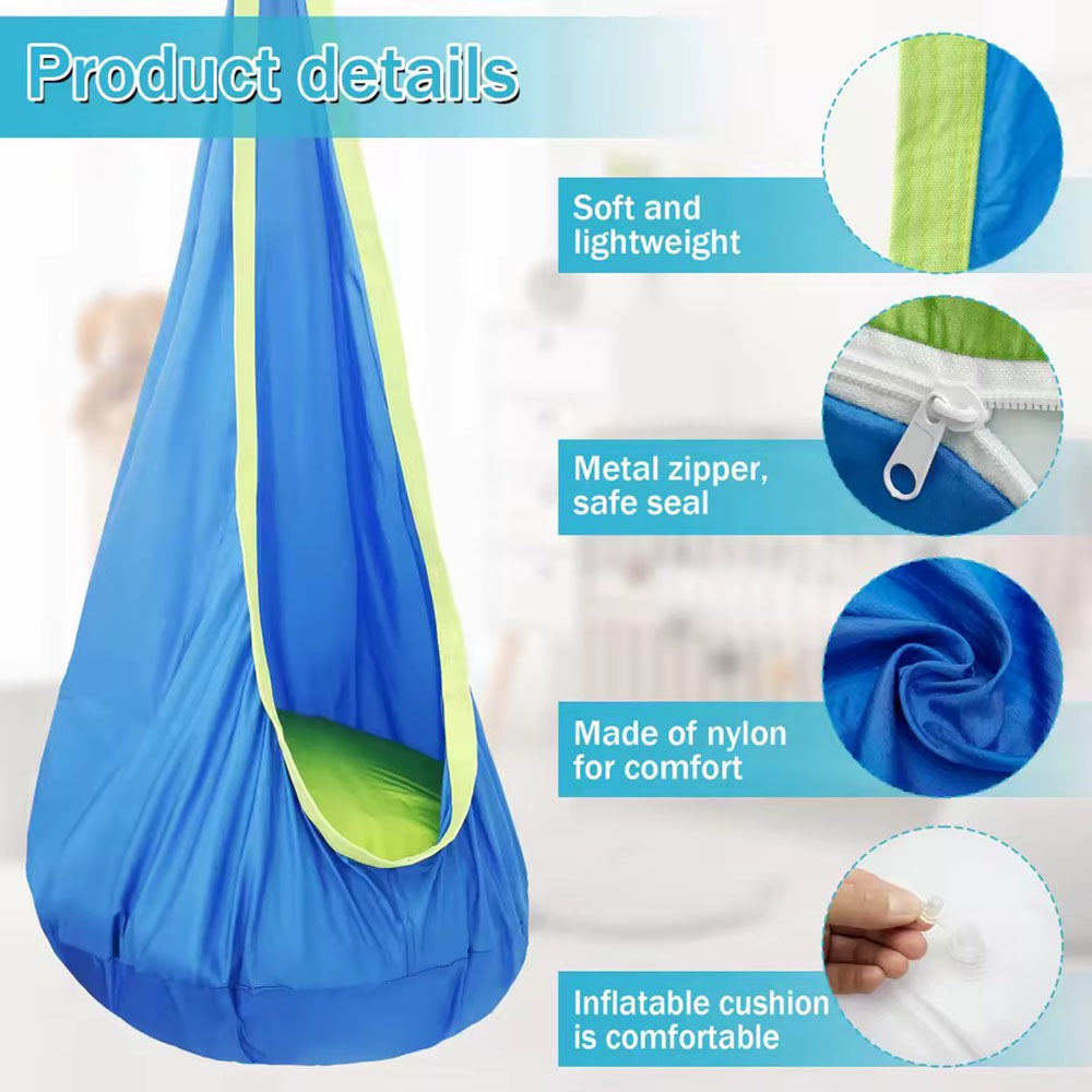 Kids Pod Swing Seat Nylon Hang - Kids Outdoor Chair Plastic 评论和价格