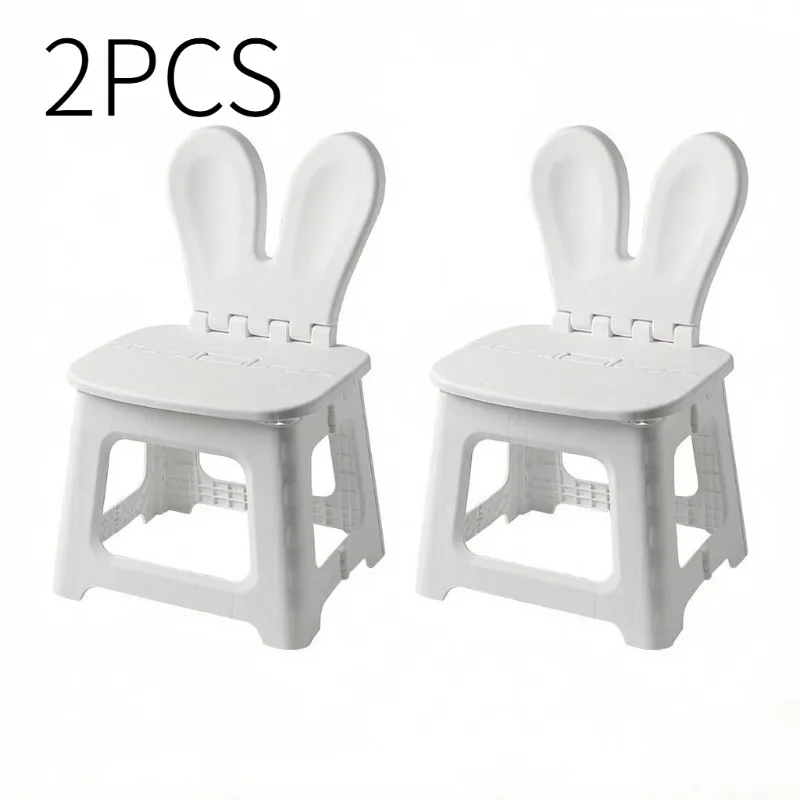 2PCS Thickened Rabbit Cartoon  - Kids Outdoor Chair Plastic 评论和价格