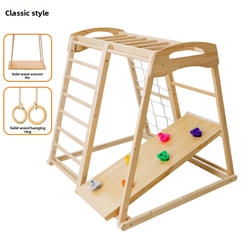 Jungle Gym Kids Outdoor Childr - Kids Outdoor Wooden Climbing Frame 评论和价格