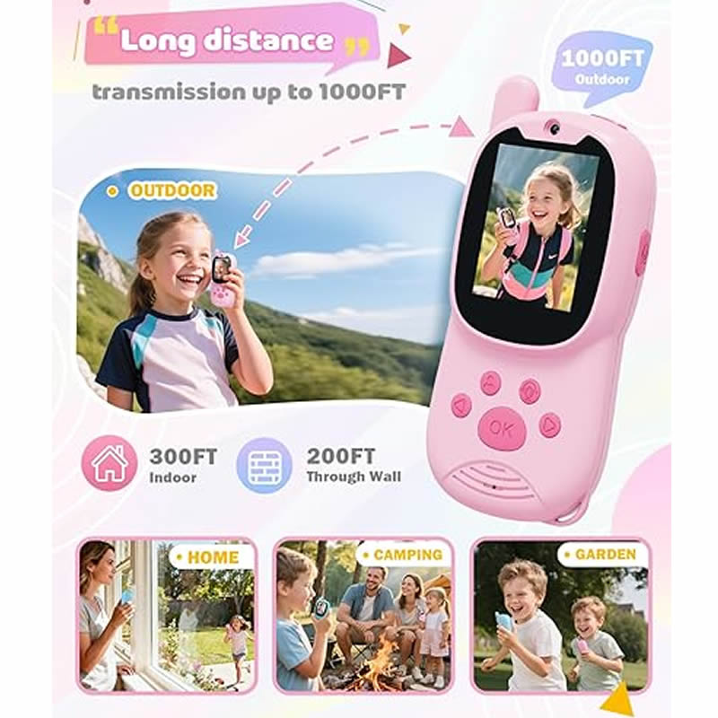 Walkie-Talkie 2-Pack Children' - Kids Outdoor Voices 评论和价格