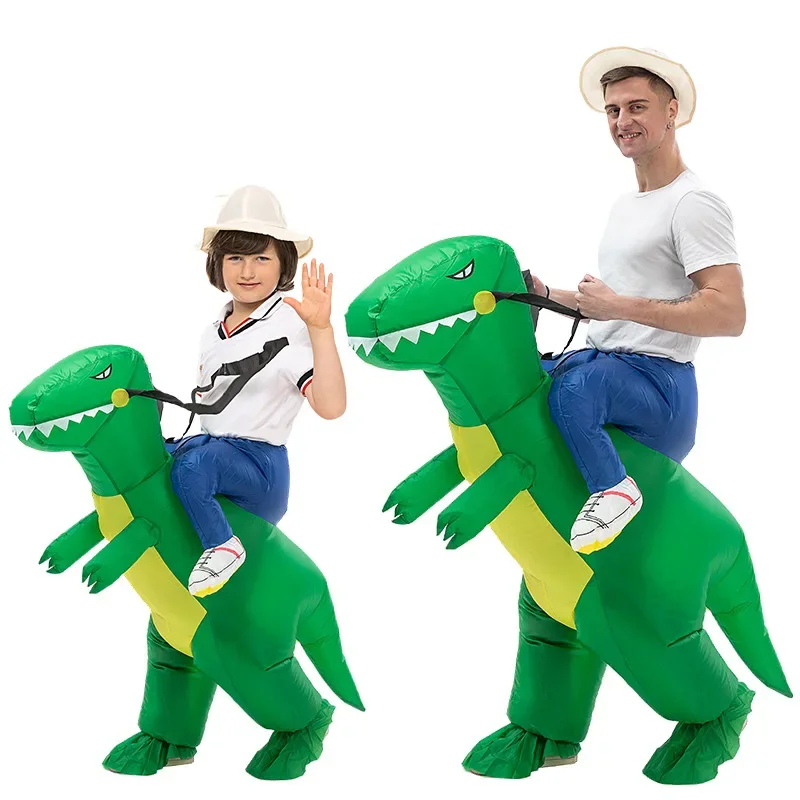 Inflatable Dinosaur Costume Ri - Kids Outdoor Ride On 评论和价格