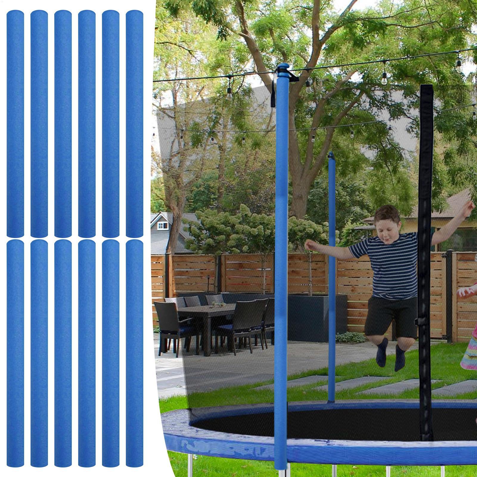 6/12pcs Trampoline Pole Cover  - Kids Outdoor Youtube 评论和价格