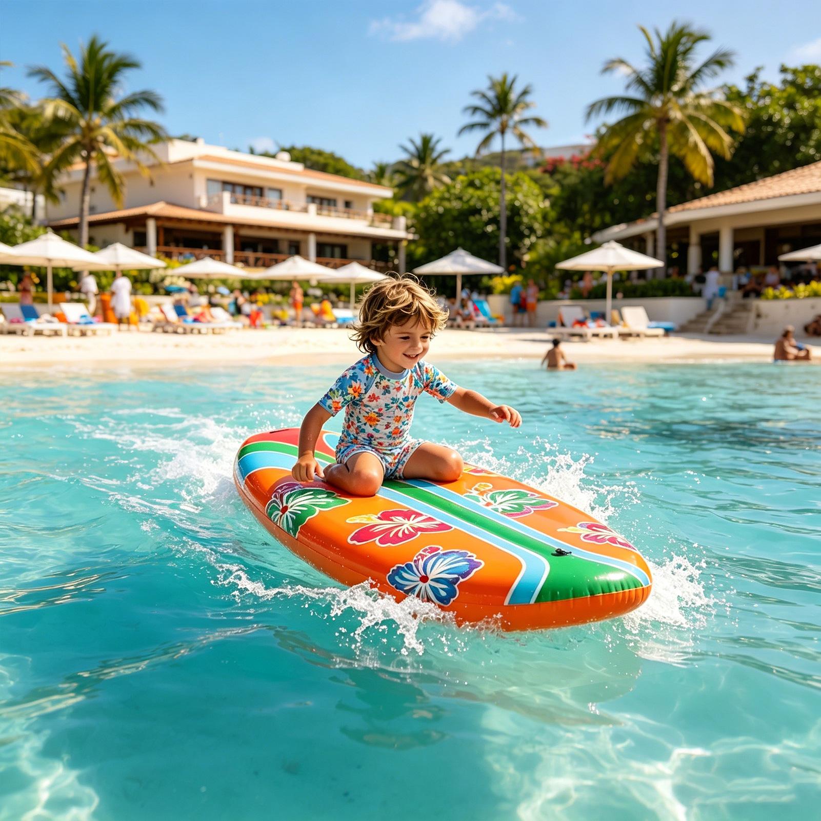Blow Up Surf Board 2 Pieces Po - Kids Outdoor Water 评论和价格