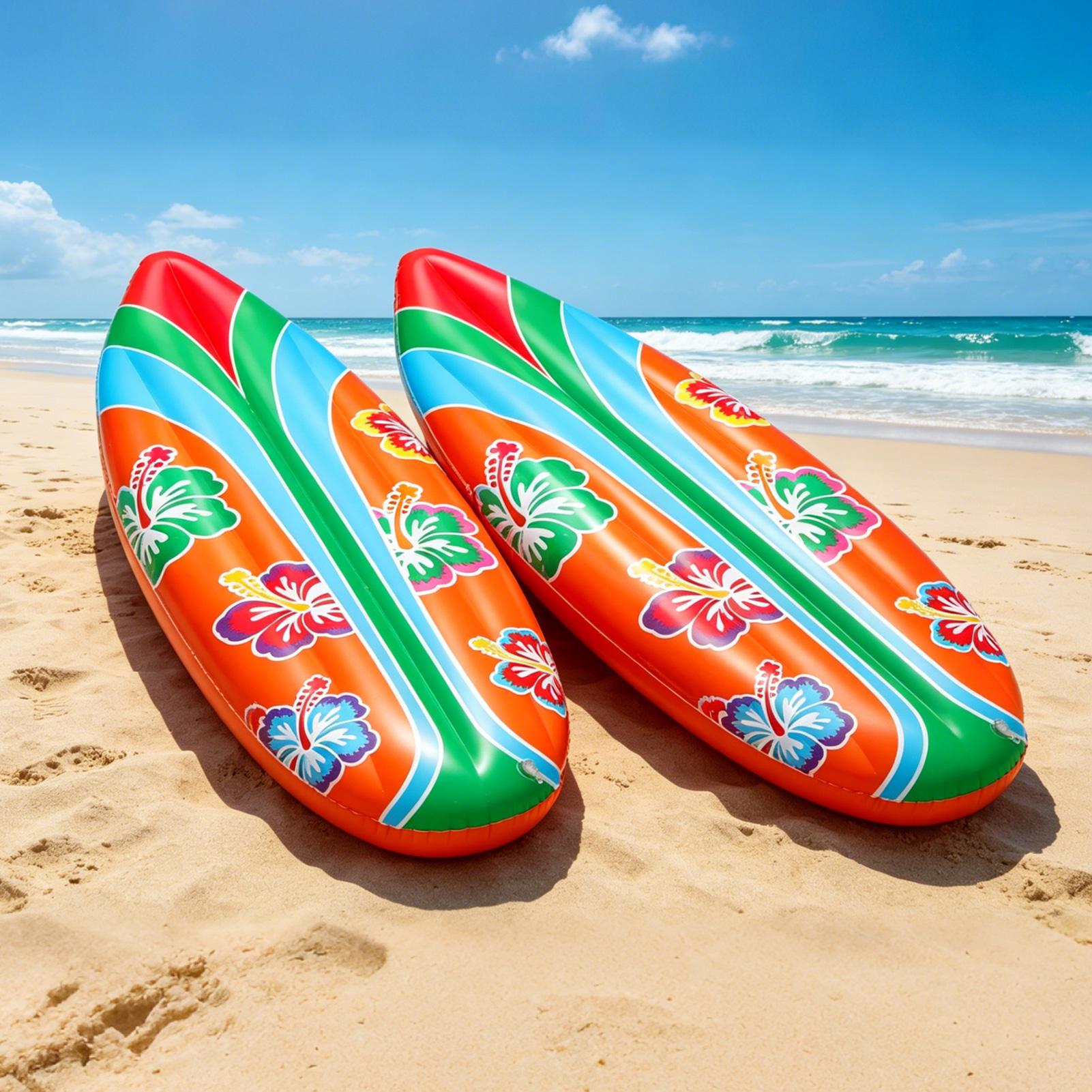 Blow Up Surf Board 2 Pieces Po - Kids Outdoor Water 评论和价格
