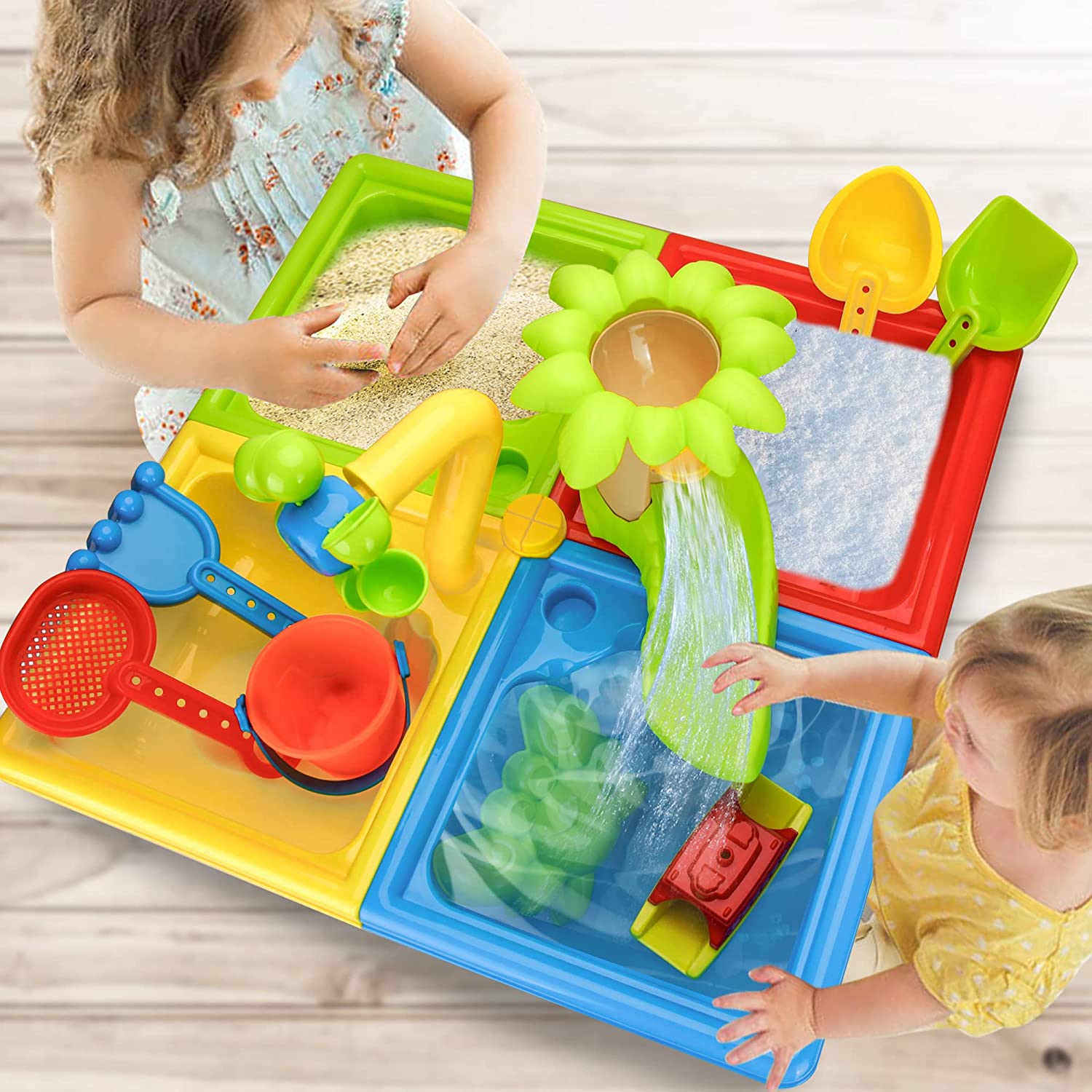 Beach Table Sand Play Toys Chi - Kids Outdoor Water Table 评论和价格