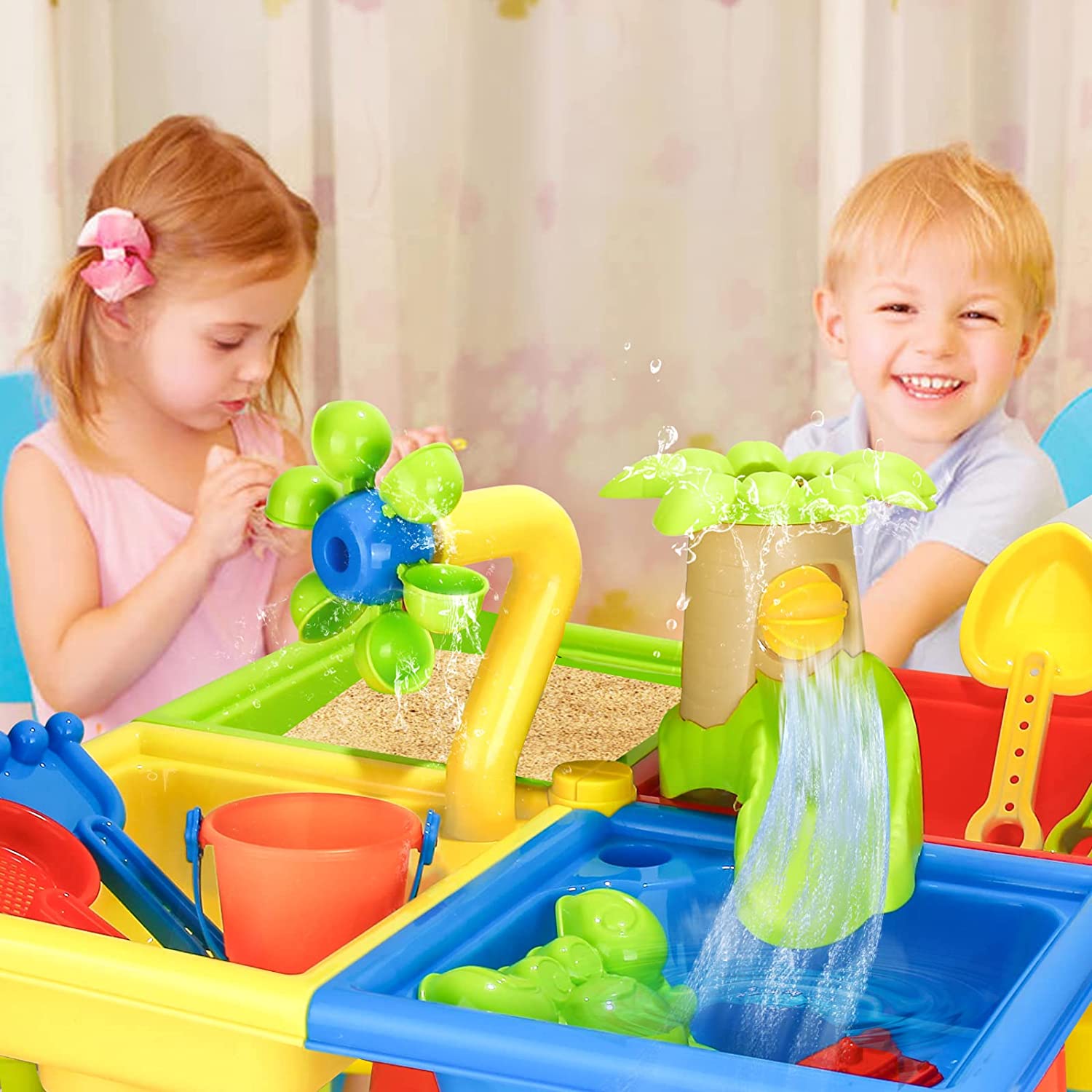 Beach Table Sand Play Toys Chi - Kids Outdoor Water Table 评论和价格