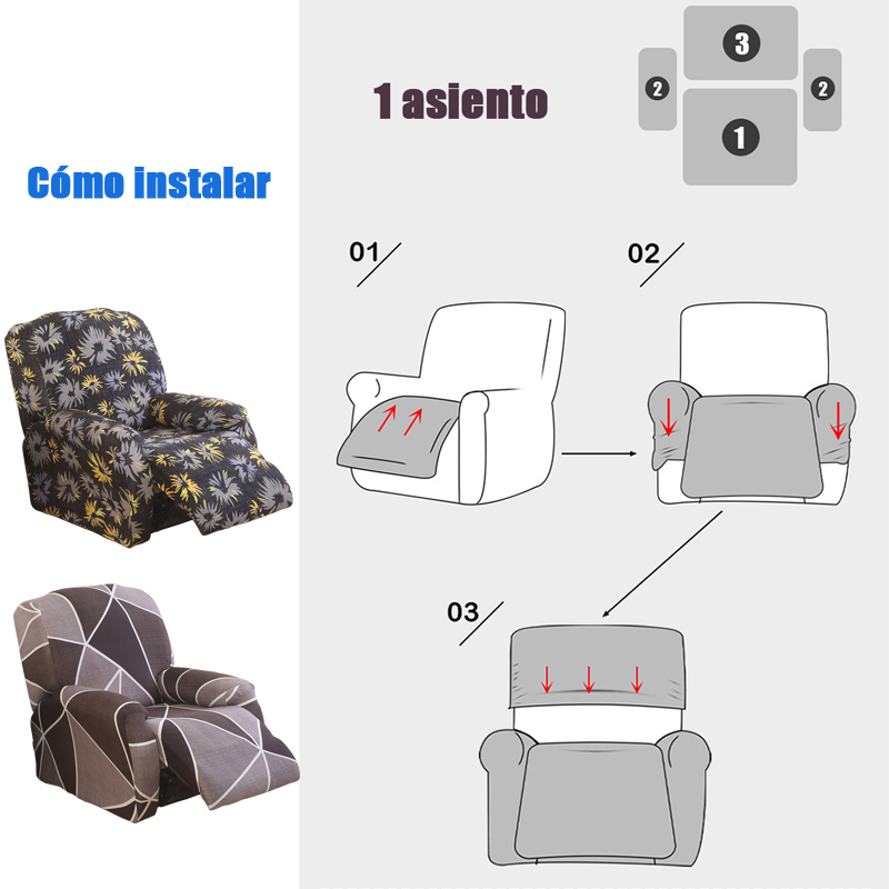 Recliner Stretch Couch Cover f - Kids Outdoor Lounge Chair 评论和价格