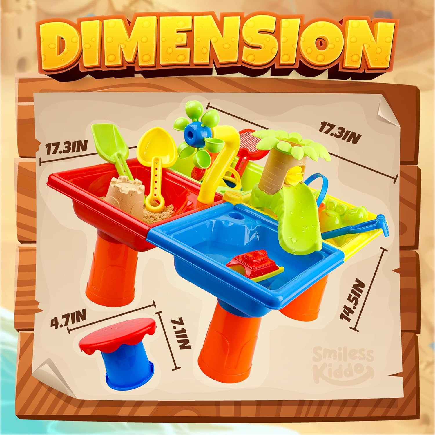 25 Pcs Summer Water Table for  - Kids Outdoor Water Table 评论和价格