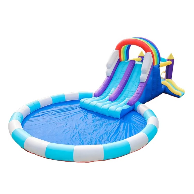 Giant Rainbow Inflatable Water - Kids Outdoor Water 评论和价格