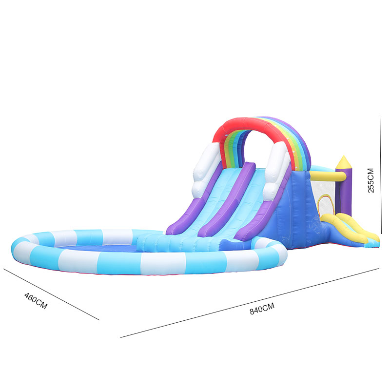 Giant Rainbow Inflatable Water - Kids Outdoor Water 评论和价格