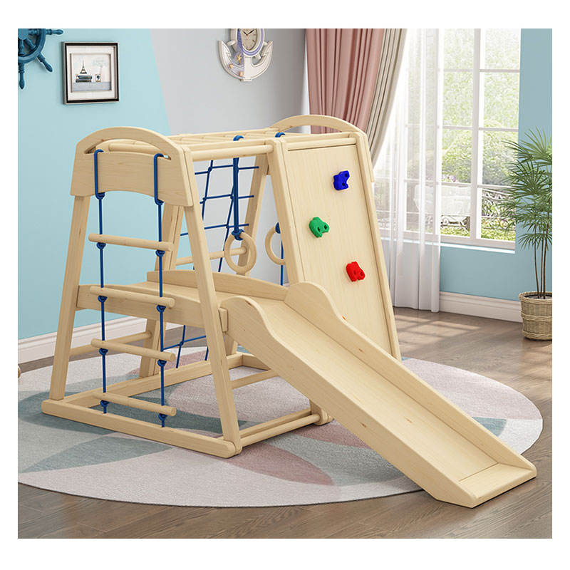 Indoor Outdoor Wooden Children - Kids Outdoor Wooden Climbing Frame 评论和价格