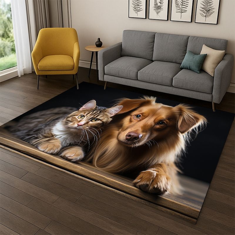 Cute Cat Kitten Cartoon Carpet - Kids Outdoor Flooring 评论和价格