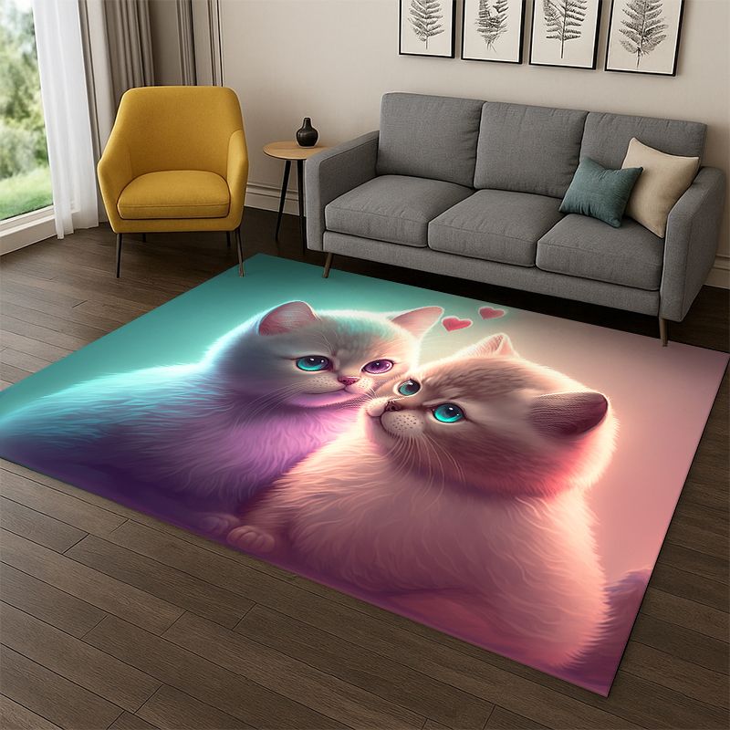 Cute Cat Kitten Cartoon Carpet - Kids Outdoor Flooring 评论和价格