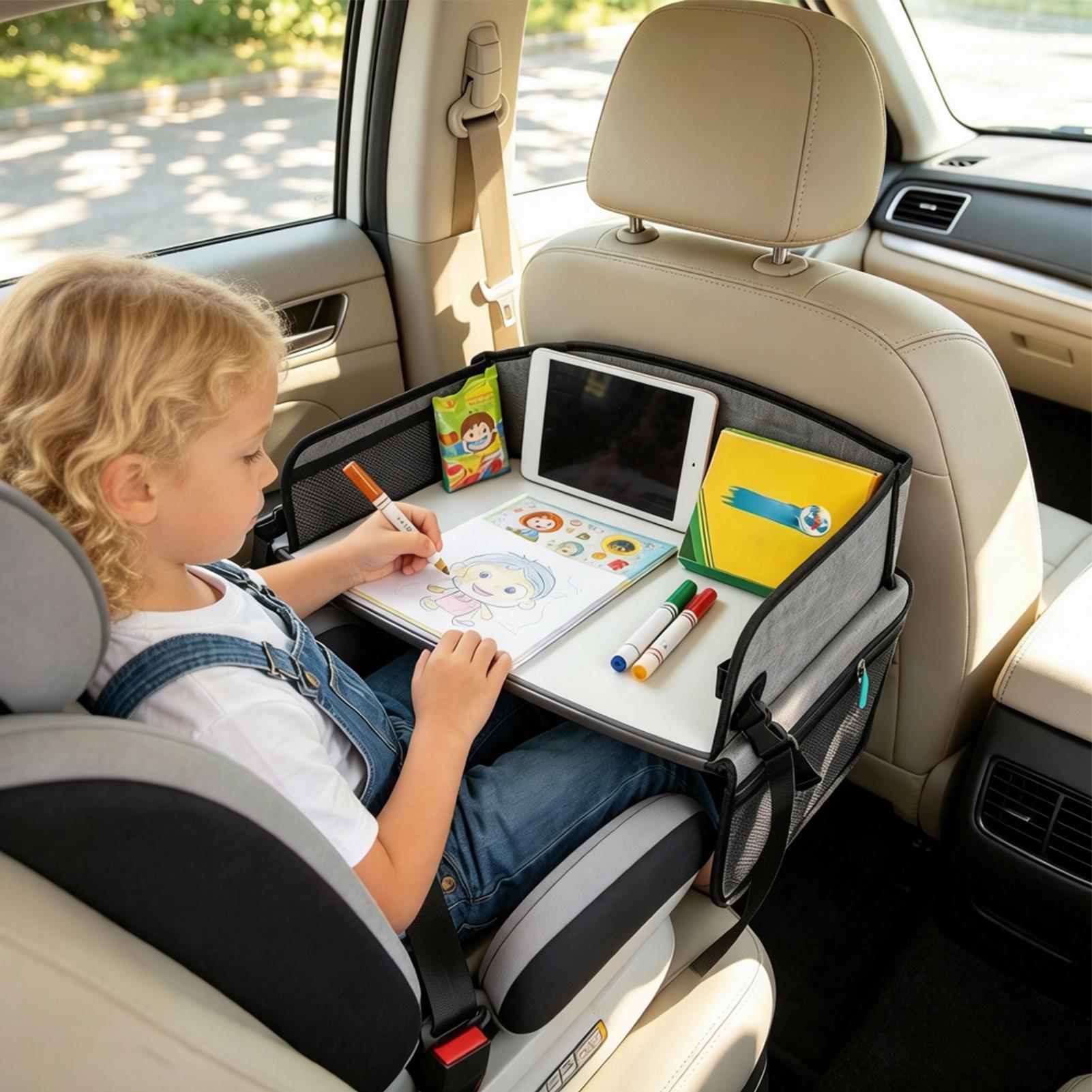 Car Seat Travel Tray With Pock - Kids Outdoor Car 评论和价格