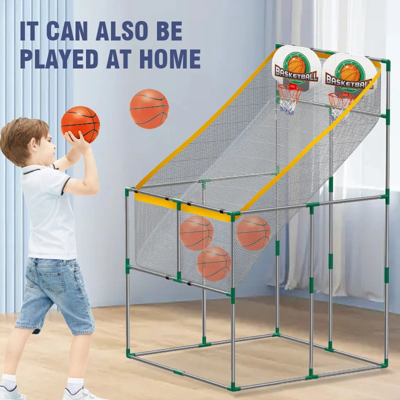 Basketball Shooting Toy Dual H - Kids Outdoor Basketball Hoop 评论和价格