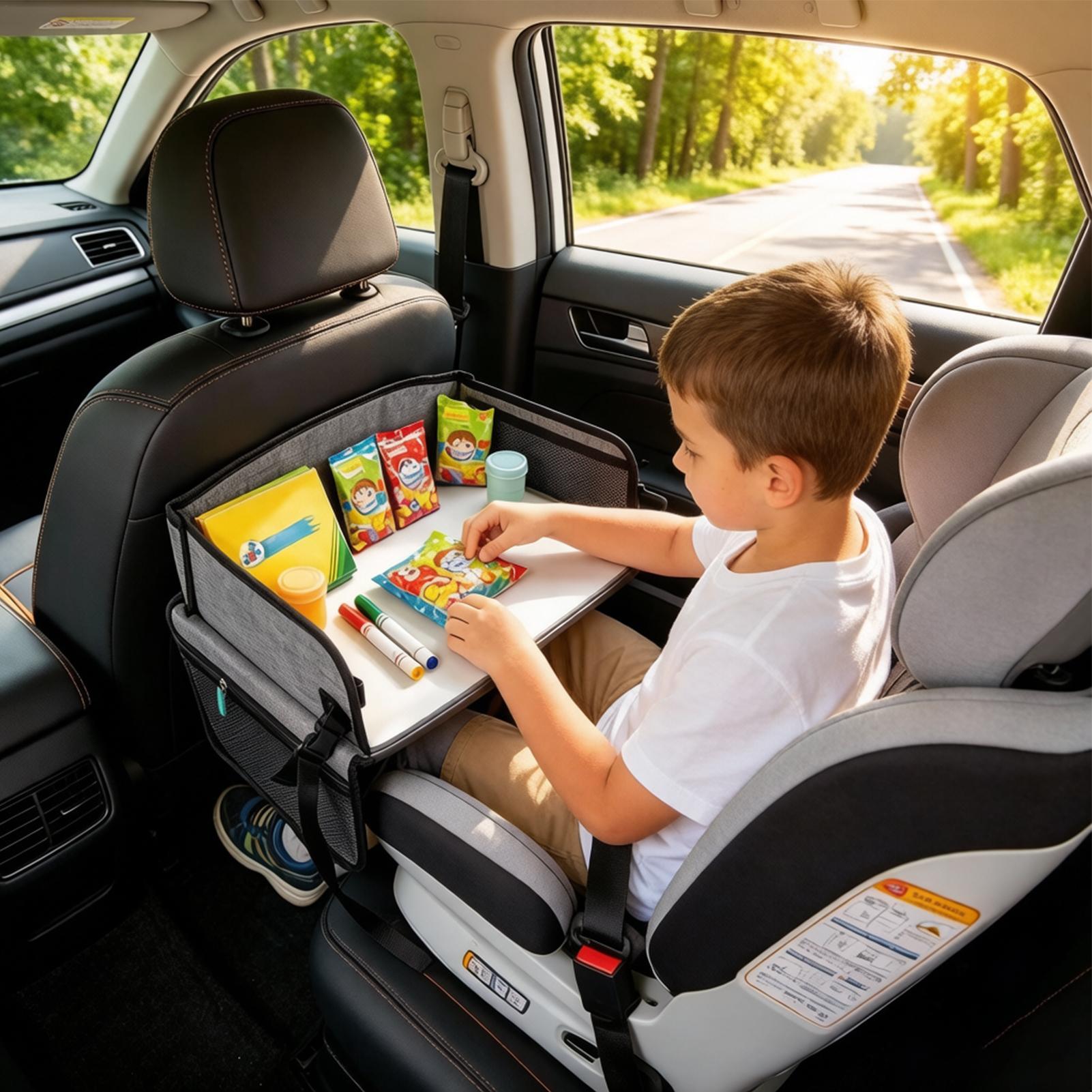 Kids Car Tray With Pocket Fold - Kids Outdoor Car 评论和价格
