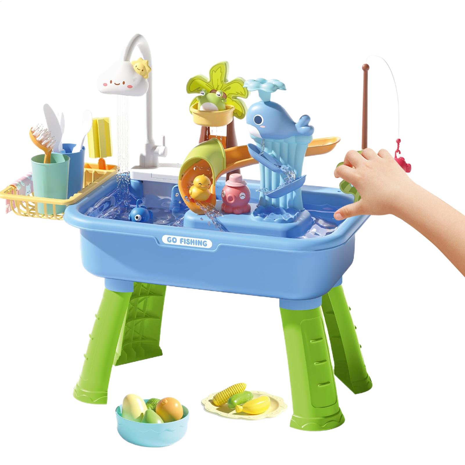 Children's kitchen toys electr - Kids Outdoor Water Table 评论和价格