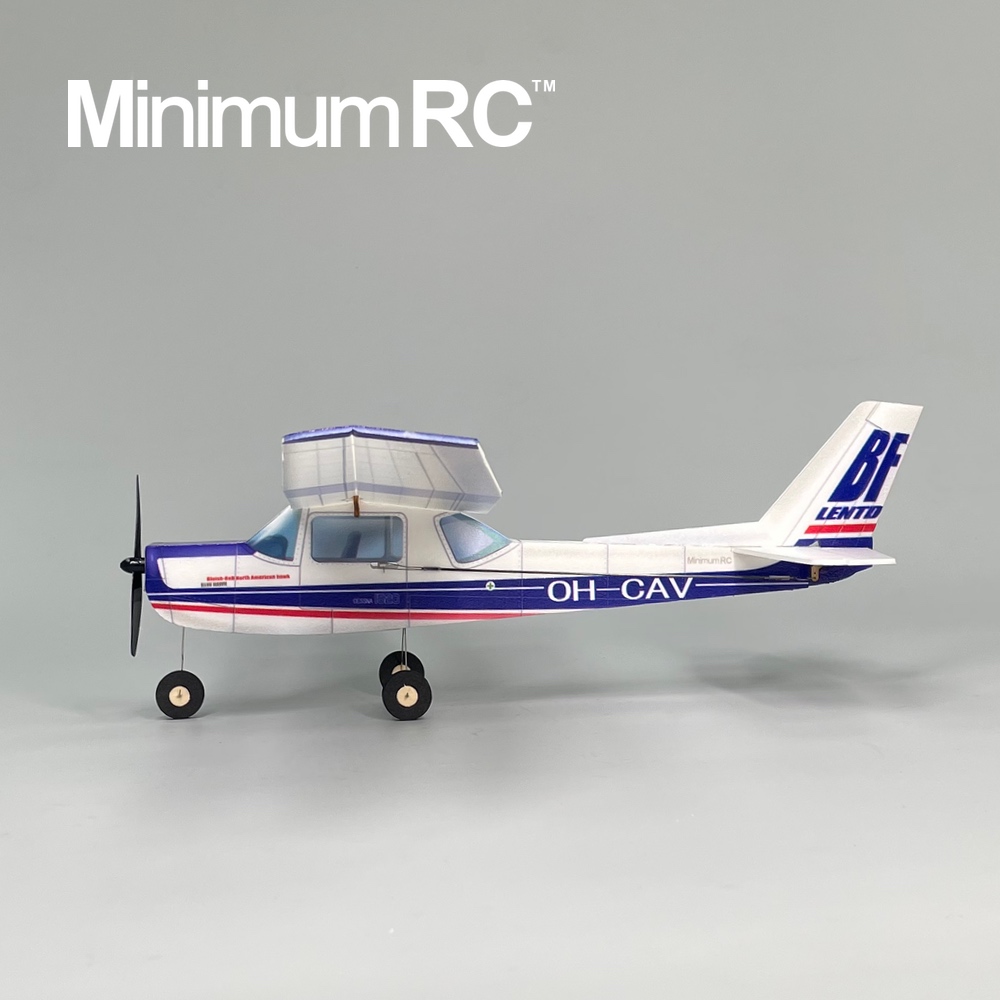 MinimumRC Plane Kit Blue Cessn - Kids Outdoor Car 评论和价格