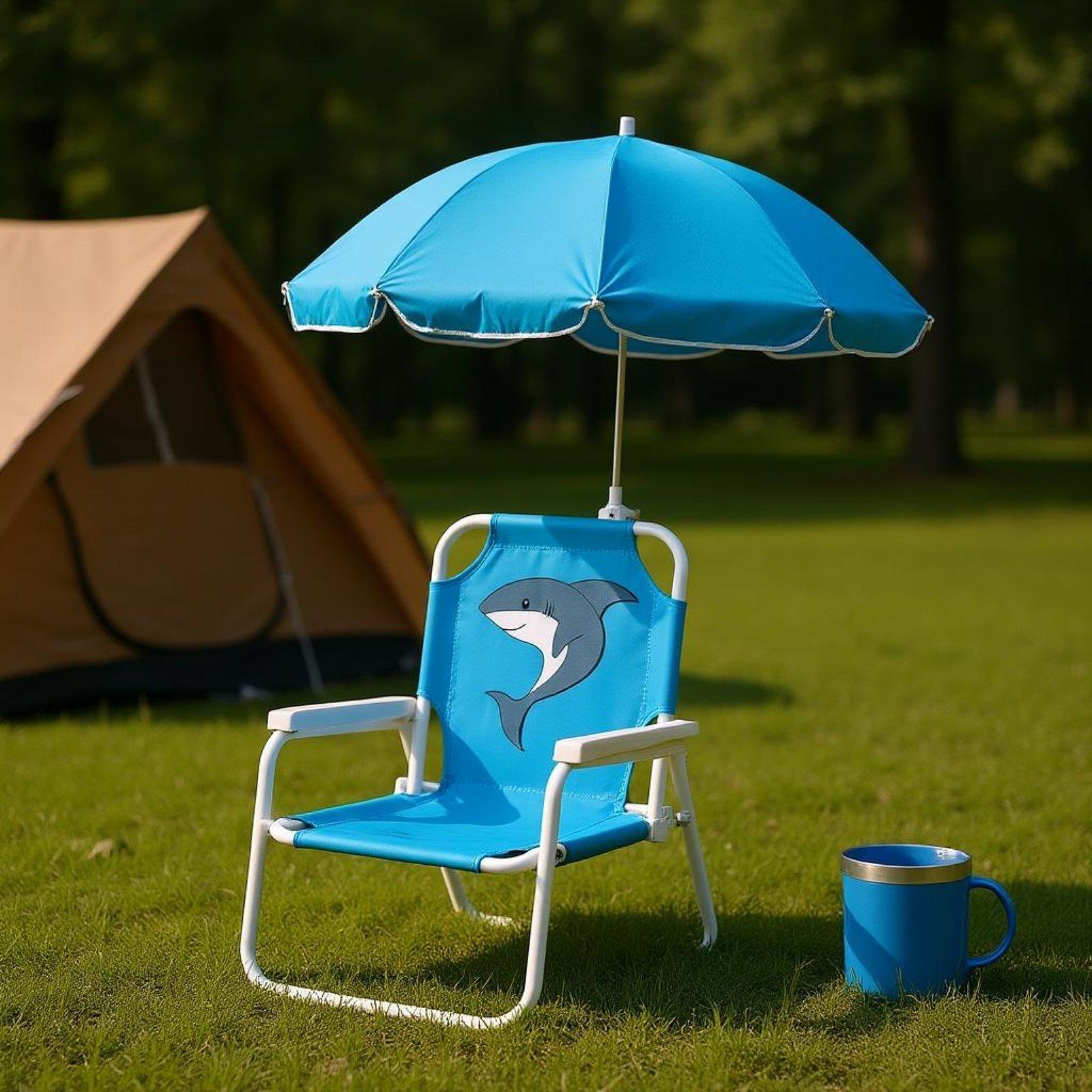Kids Beach Chair with Umbrella - Kids Outdoor Umbrella Chair 评论和价格