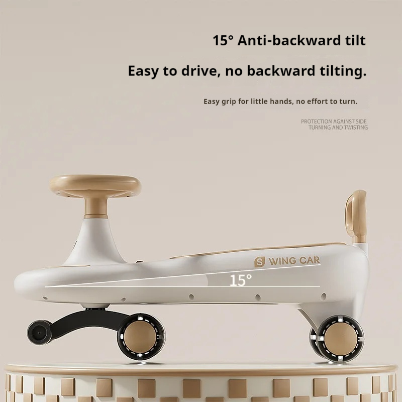S Kids Swing Car Anti Rollover - Kids Outdoor Car 评论和价格