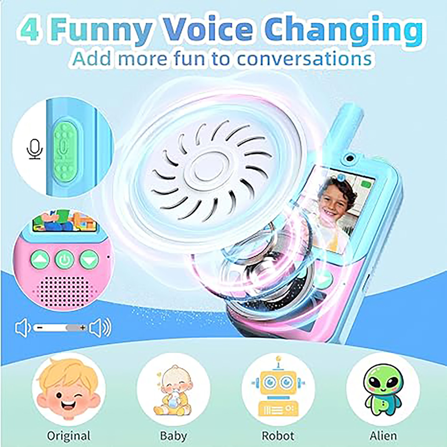 Rechargeable Kids Video Walkie - Kids Outdoor Voices 评论和价格