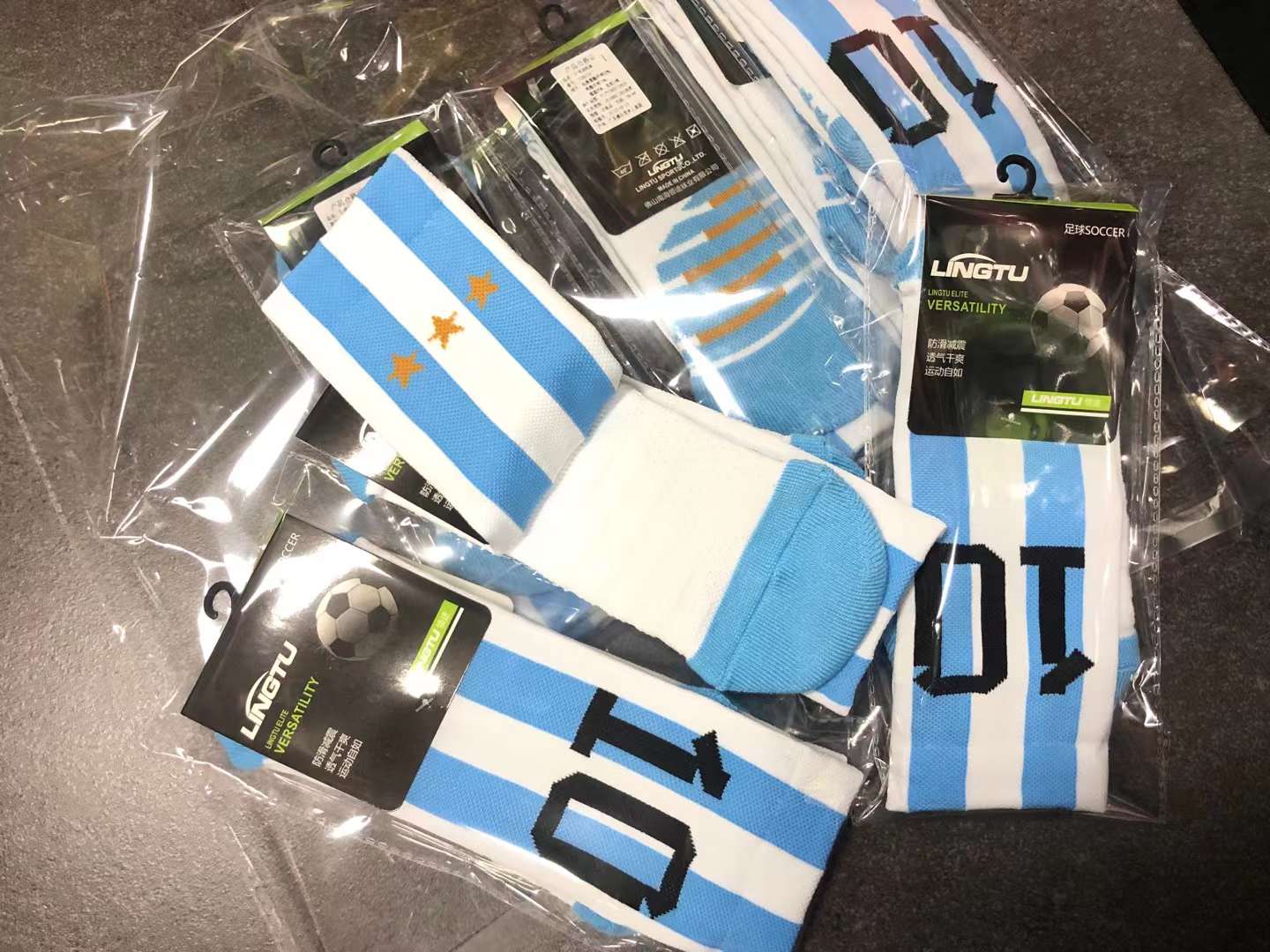 Number Kids Soccer Socks 10# S - Kids Outdoor Youtube 评论和价格