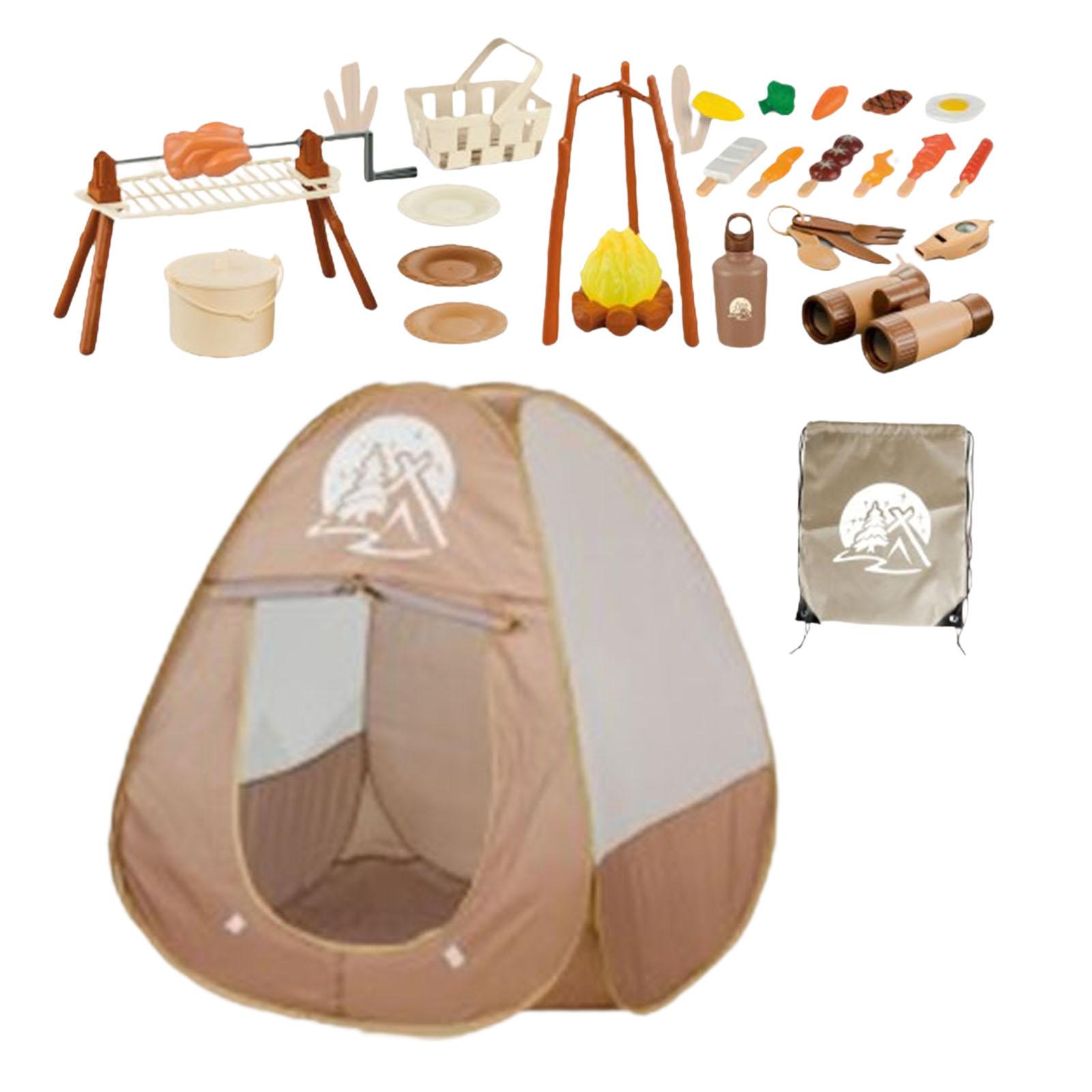 34Pcs Kids Camping Set Picnic  - Kids Outdoor Grill 评论和价格