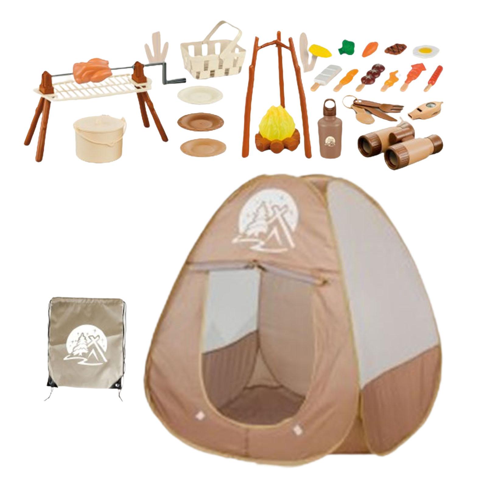 34Pcs Kids Camping Set Picnic  - Kids Outdoor Grill 评论和价格