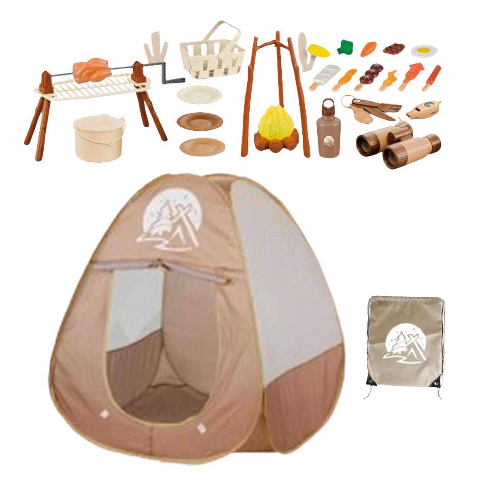 34Pcs Kids Camping Set Picnic  - Kids Outdoor Grill 评论和价格