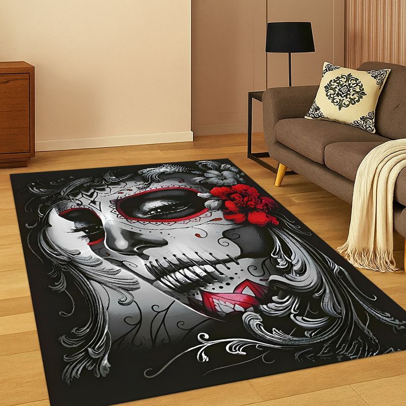 Gothic Skull Dead Girl Cartoon - Kids Outdoor Flooring 评论和价格