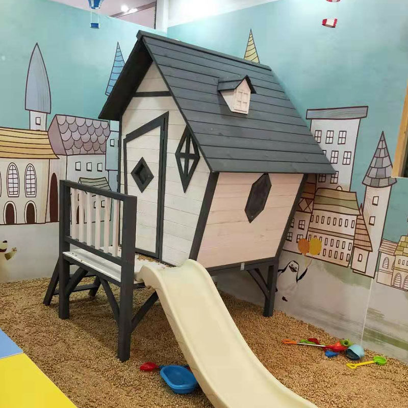 Large playhouse, kindergarten, - Kids Outdoor Playhouse 评论和价格