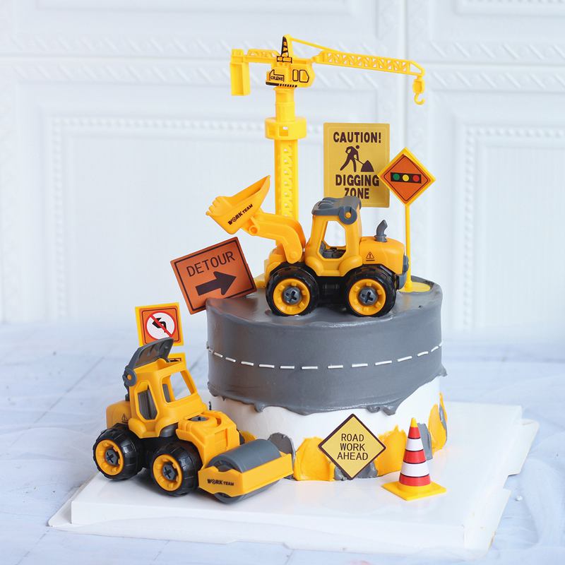 Excavator Crane Tractor Cake T - Kids Outdoor Excavator 评论和价格