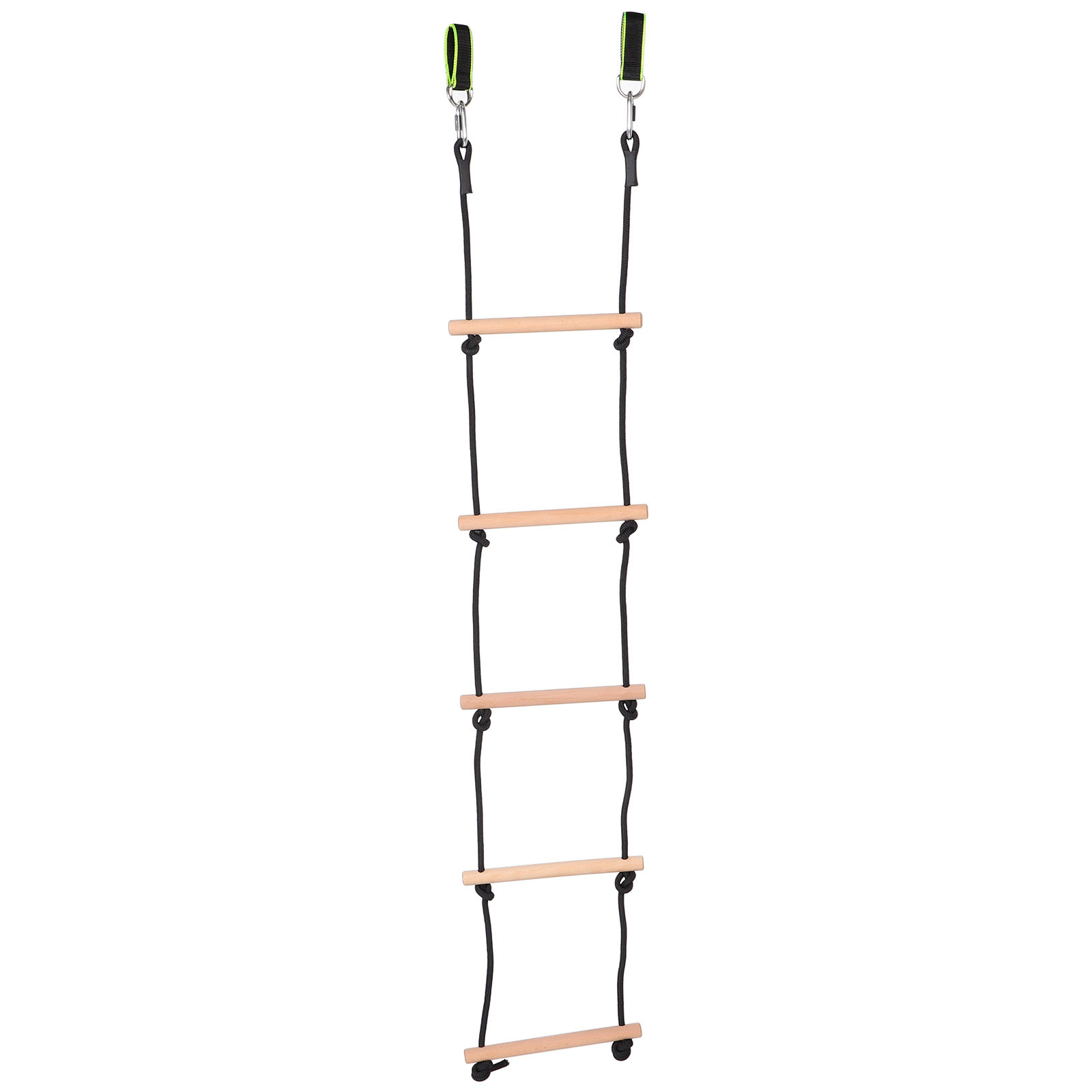 1Set Wooden Rope Ladder for Ch - Kids Outdoor Wooden Climbing Frame 评论和价格