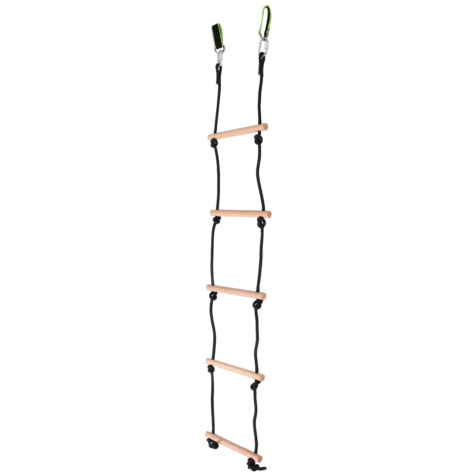 1Set Wooden Rope Ladder for Ch - Kids Outdoor Wooden Climbing Frame 评论和价格