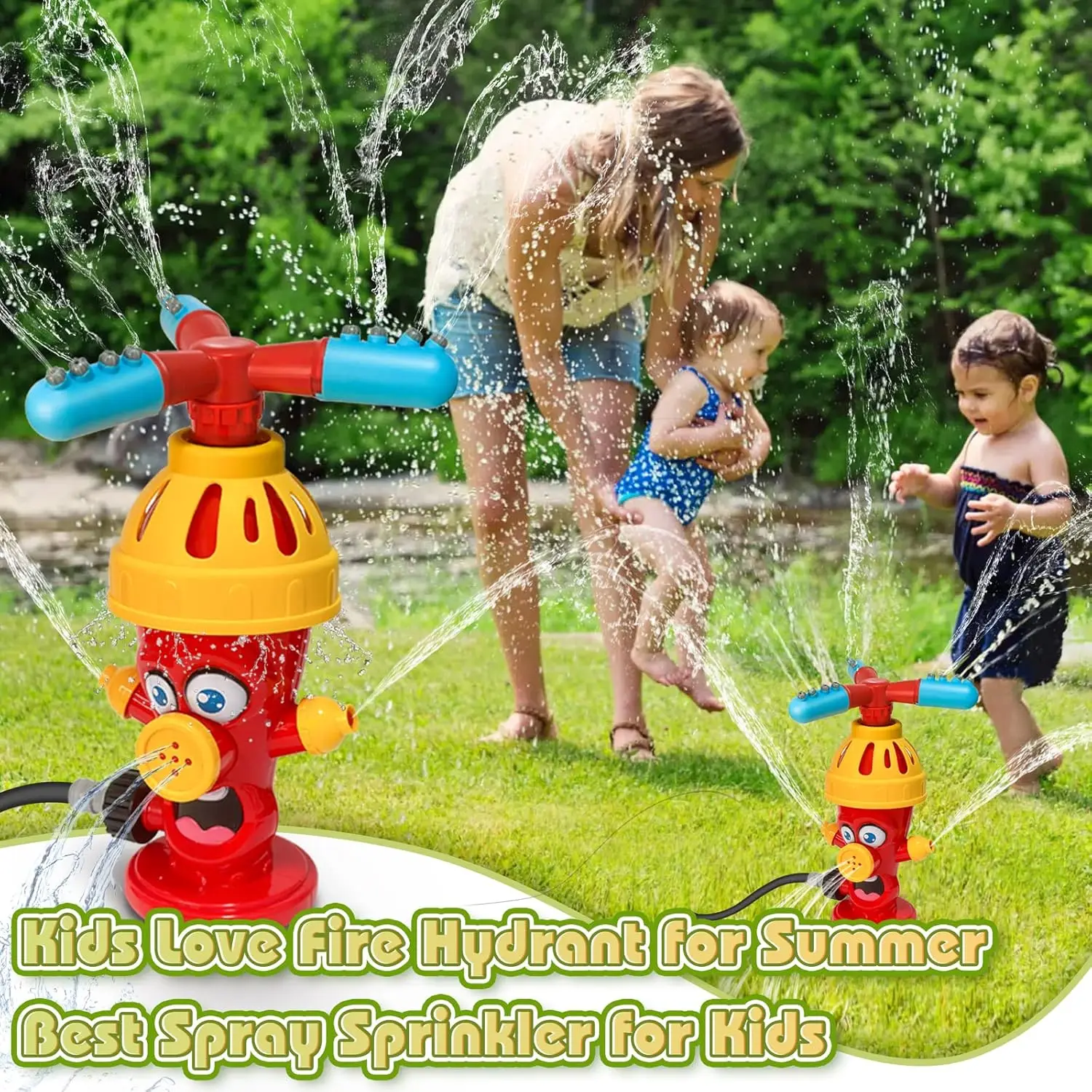Water Spray Toy Hydrant Sprink - Outdoor Toys For Kids 评论和价格